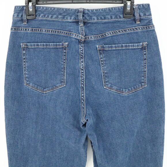 Coldwater Creek Jeans Womens 8 Bootcut Leg Natural Fit Blue Stretch Denim - Picture 8 of 12